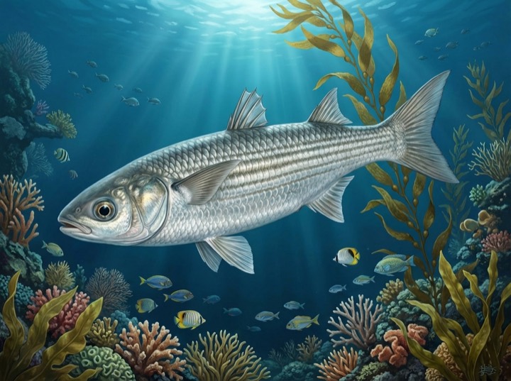 Flathead Mullet catalog art