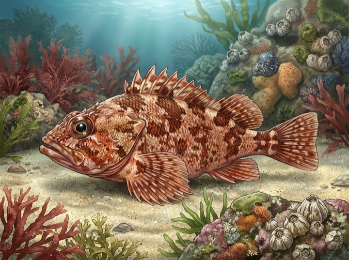 Scorpionfish catalog art